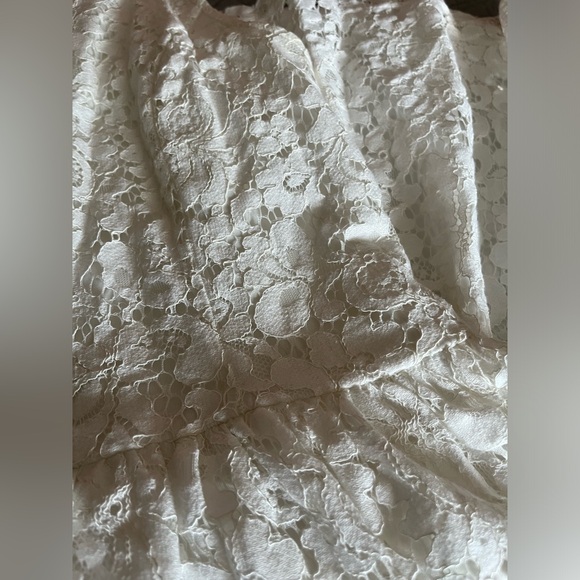 White Lace Classic A-Line Dress | size M | Twik by Simons - Picture 7 of 7